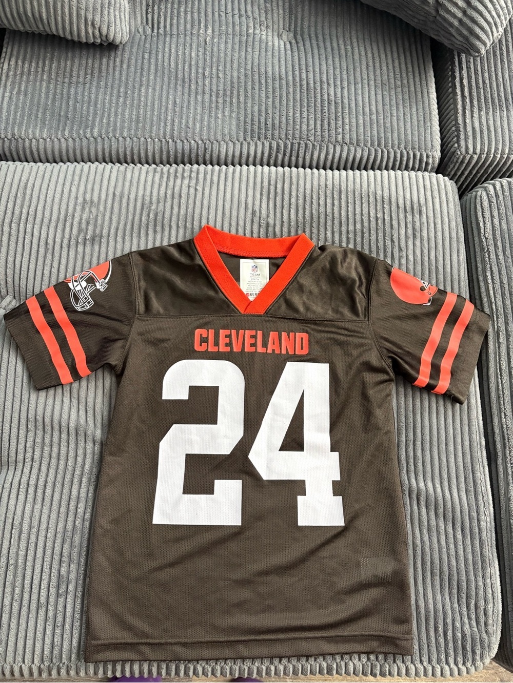 Clevekand browns Kids Orange Hoodie and jersey - Picture 10 of 10